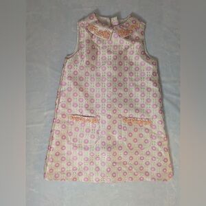 RB Boutique, size 3/4, sleeveless A-line girls' dress w round neckline, pockets